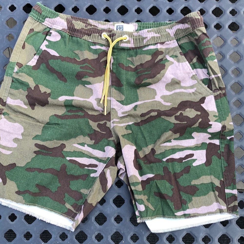 Camouflage Drawstring Shorts